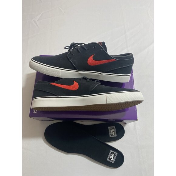 New Mens Size 13 - Nike Zoom Stefan Janoski OG+ SB Black Red FD6757 002 main image 9